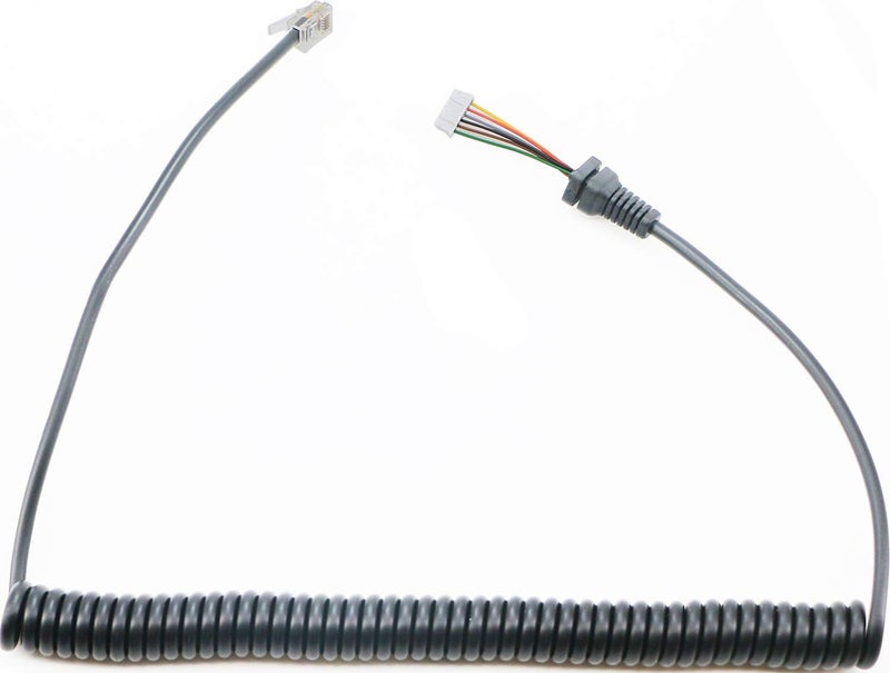 Pasow Replacement Microphones Mic Cable Cord Wire for Yaesu MH-36 MH-36A6J MH-36B6JS MH42 MH-42B6J MH-42C6J MH-48 MH-48A6JA MH-48A6J FT-1500M FT-2800M FT-7100M FT-7800 FT-8800 FT-8900 FT-8900R - Image 3